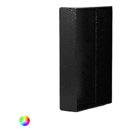 P802 Steel Single Compartment Power Skirting End Cap