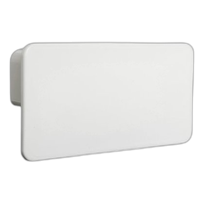 100Mmx40Mm Pvc Trunking End Cap – White