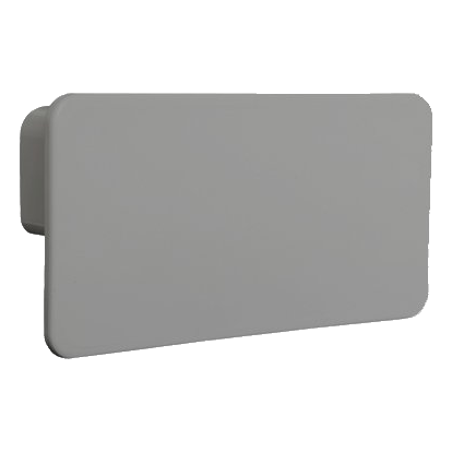 75Mmx100Mm Pvc Trunking End Cap – Grey
