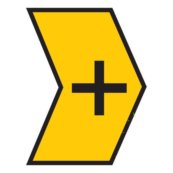 Pre-Termination Cable Markers Yellow “+”