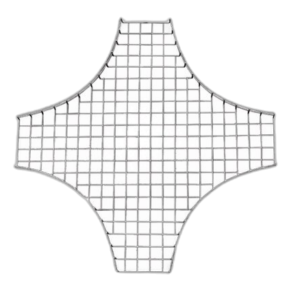 100Mm X 50Mm Wire Mesh 4 Way