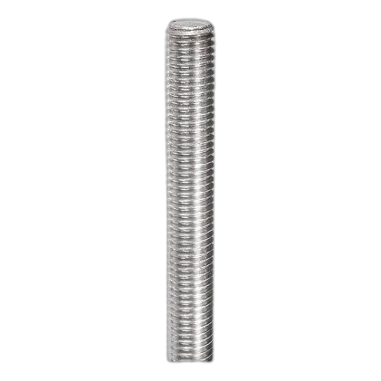 6Mm Galvanized Threaded Rod, 1 Meter