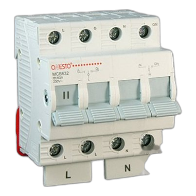 Onesto Mcs63-2 2 Pole 63Amp Change Over Switch