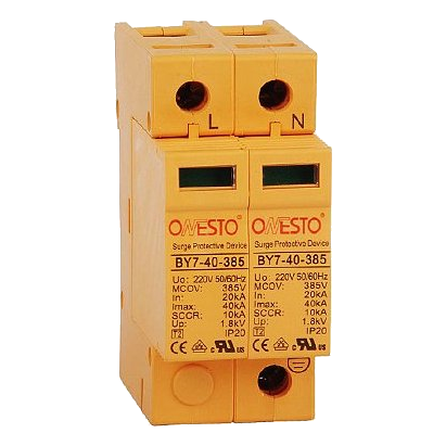 Onesto By7-80/2-600Dc 2 Pole 80Ka 600Vdc Surge Protector