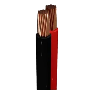 2.5mm² Red&Black Ripcord, Per Meter