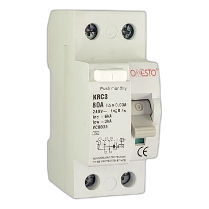 Onesto Krc3-263 2 Pole 63Amp Earth Leakage