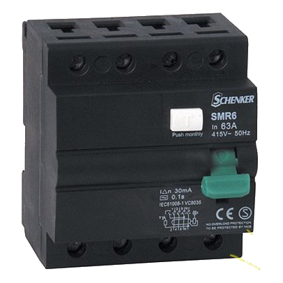 Schenker Smr6-480 4 Pole 80Amp Earth Leakage