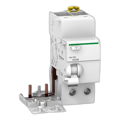 Schneider Vigi Ic60 A9V41263 2 Pole 63Amp Earth Leakage Add-On Block