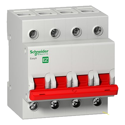 Schneider Easy9 Ez9S16463 4 Pole 3Ka 63Amp Isolator