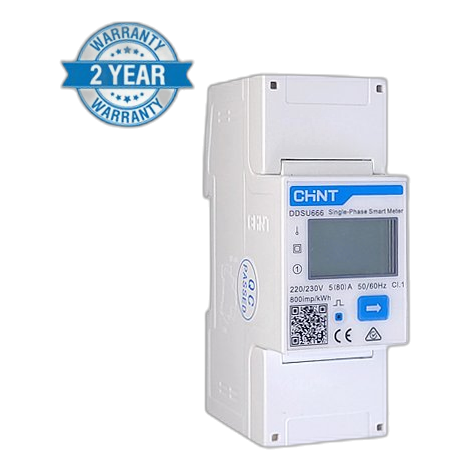 Chint Ddsu666 Single Phase Din Rail Kilowatt Meter