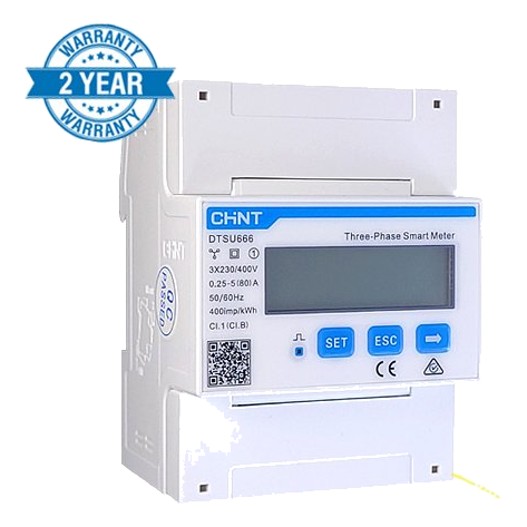 Chint Ddsu666 Three Phase Din Rail Kilowatt Meter