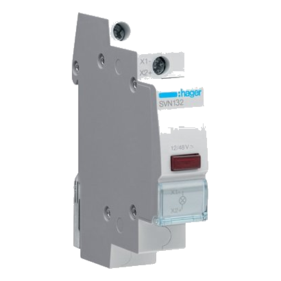 Hager Svn132 Red Indicator Circuit Breaker, 12-48Vdc