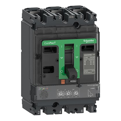 Schneider Compact Nsx Micorlogic 2.2 36Ka 250Amp 3 Pole Circuit Breaker
