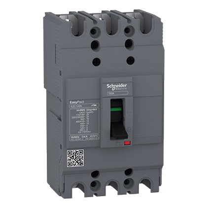Schneider Easypact Ezc 100Amp 3 Pole Circuit Breaker