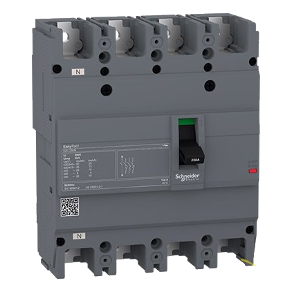 Schneider Easypact Ezc 160Amp 4 Pole Circuit Breaker