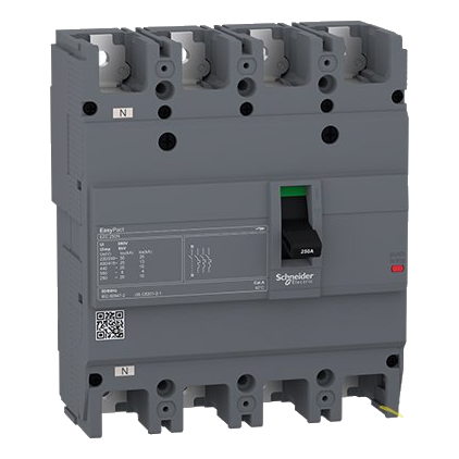 Schneider Easypact Ezc 200Amp 4 Pole Circuit Breaker