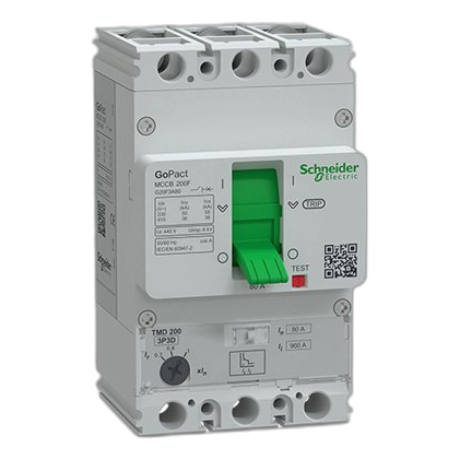 Schneider Gopact 3 Pole 36Ka 80Amp Circuit Breaker