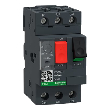 Schneider Gv2Me22 20-25 Amp Motor Circuit Breaker