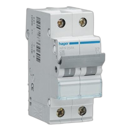 Hager 2 Pole 10Ka 32Amp Circuit Breaker