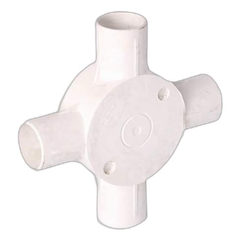 25MM 4 Way PVC Conduit Box