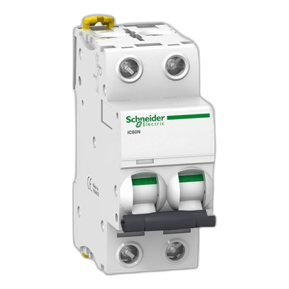 Schneider Acti9 A9F77250 2 Pole 10Ka 50Amp Circuit Breaker