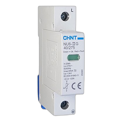 Chint Nu6 1 Pole 385V 40Ka Surge Protector