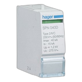 Hager Spn040D Phase Replacement Cartridge
