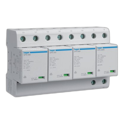 Hager Spn802R Combined Surge Protection Device