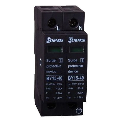 Schenker By15-40/2-275 2 Pole 275V 40Ka Surge Protector
