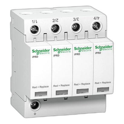Schneider Acti9 A9L40400 4 Pole 40Ka 350V Surge Protector