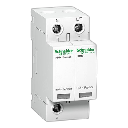 Schneider Acti9 A9L40500 1P+N Pole 40Ka 350V Surge Protector