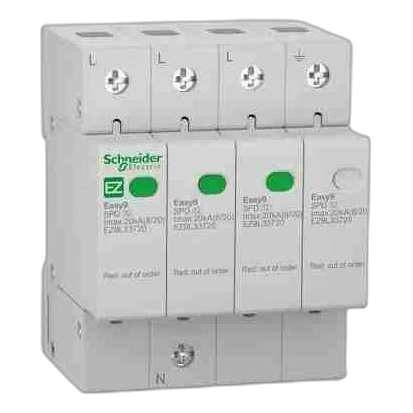 Schneider Easy9 Ez9L33720 4 Pole Surge Protector