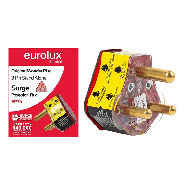 3 Pin stand alone Surge Protector plug