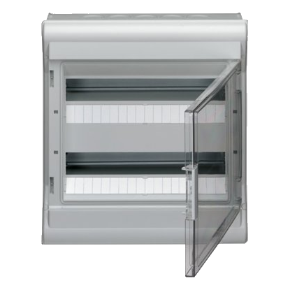 Hager Ve212L 24 Way Pvc Surface Mount Din Rail Db Board, Ip55