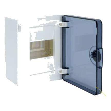 Hager Vs104Tj 4 Way Pvc Surface Mount Din Rail Db Board