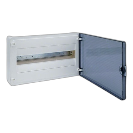 Hager Vs118Tj 18 Way Pvc Surface Mount Din Rail Db Board