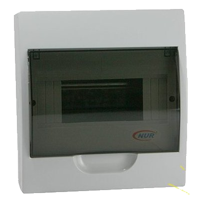 Nur 8 Way Pvc Surface Mount Din Rail Db Board