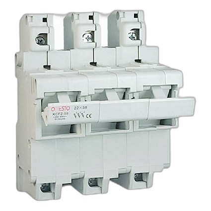 Onesto Kcf2-58-3 3 Pole Fuse Holder