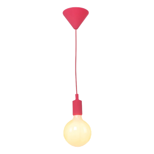 Eurolux Pendant Silicone E27 Susp Rose