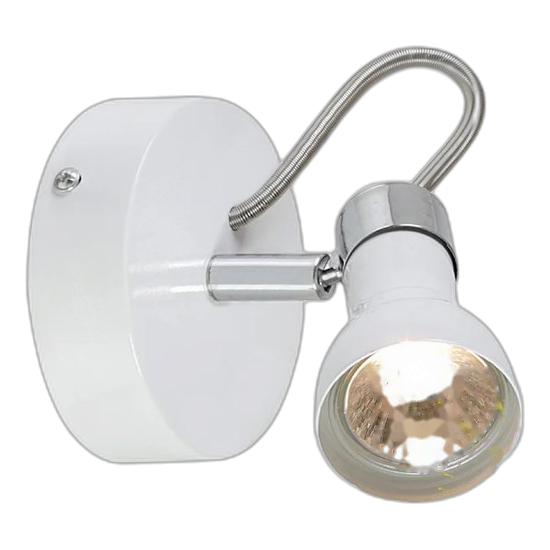 Eurolux Swan 1lt Spot Round White&chrome