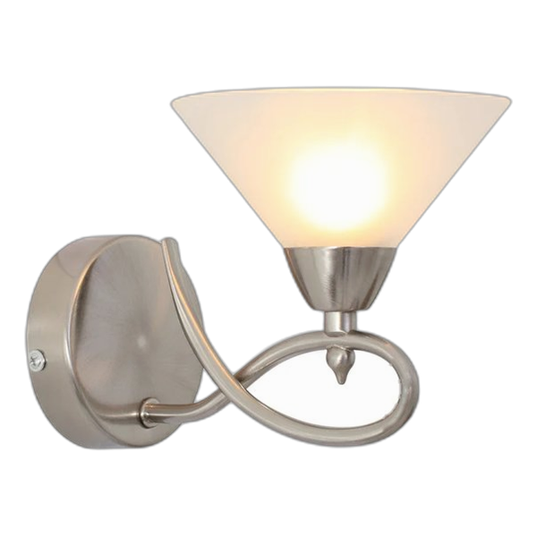 Eurolux Wall Lamp S/chr G/shade