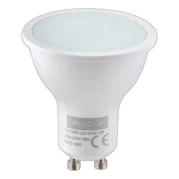 Eurolux Gu10 18 Led Halo Red