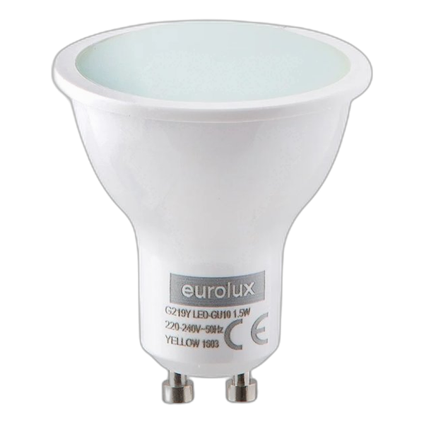Eurolux Gu10 18 Led Halo Yellow