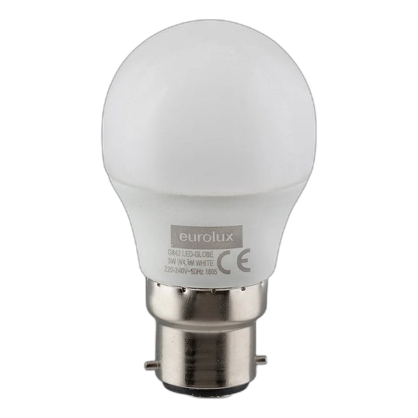 Eurolux Led Golfball 3w 3000k Bc