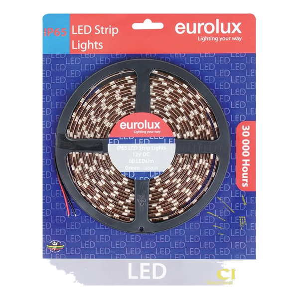 Eurolux Led Strip 5050 5m 60/m Green