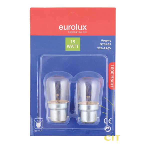 Eurolux Pigmy Lamp Red 15w B22