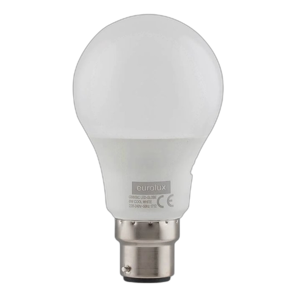 Eurolux led A60 6w B22 cool white