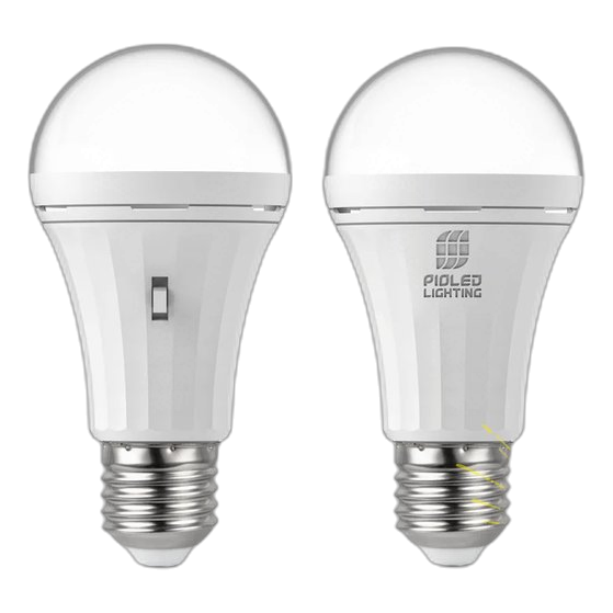 PioLED Beacon 6W A60 3CCT Rechargeable Bulb E27