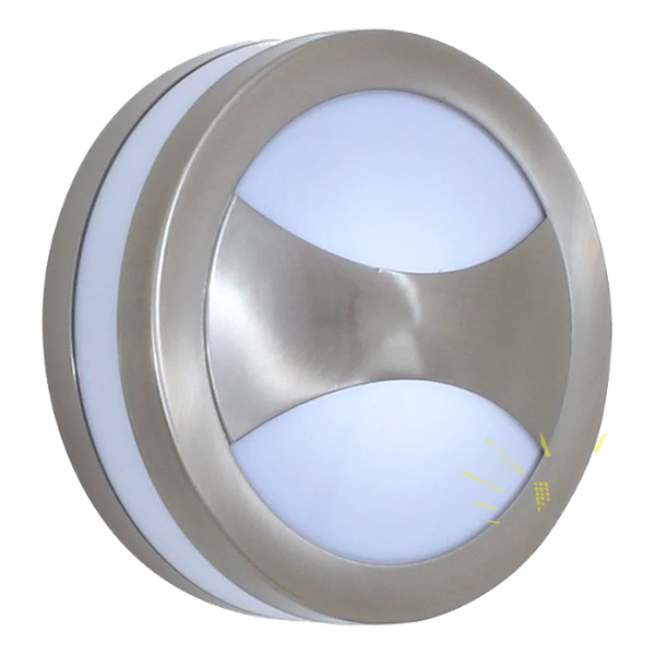 Eurolux Bulkhead Rnd S/steel Hourglass