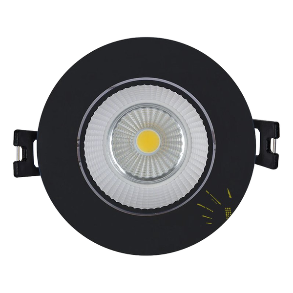 Polycarbonate Down Light 90mm Black